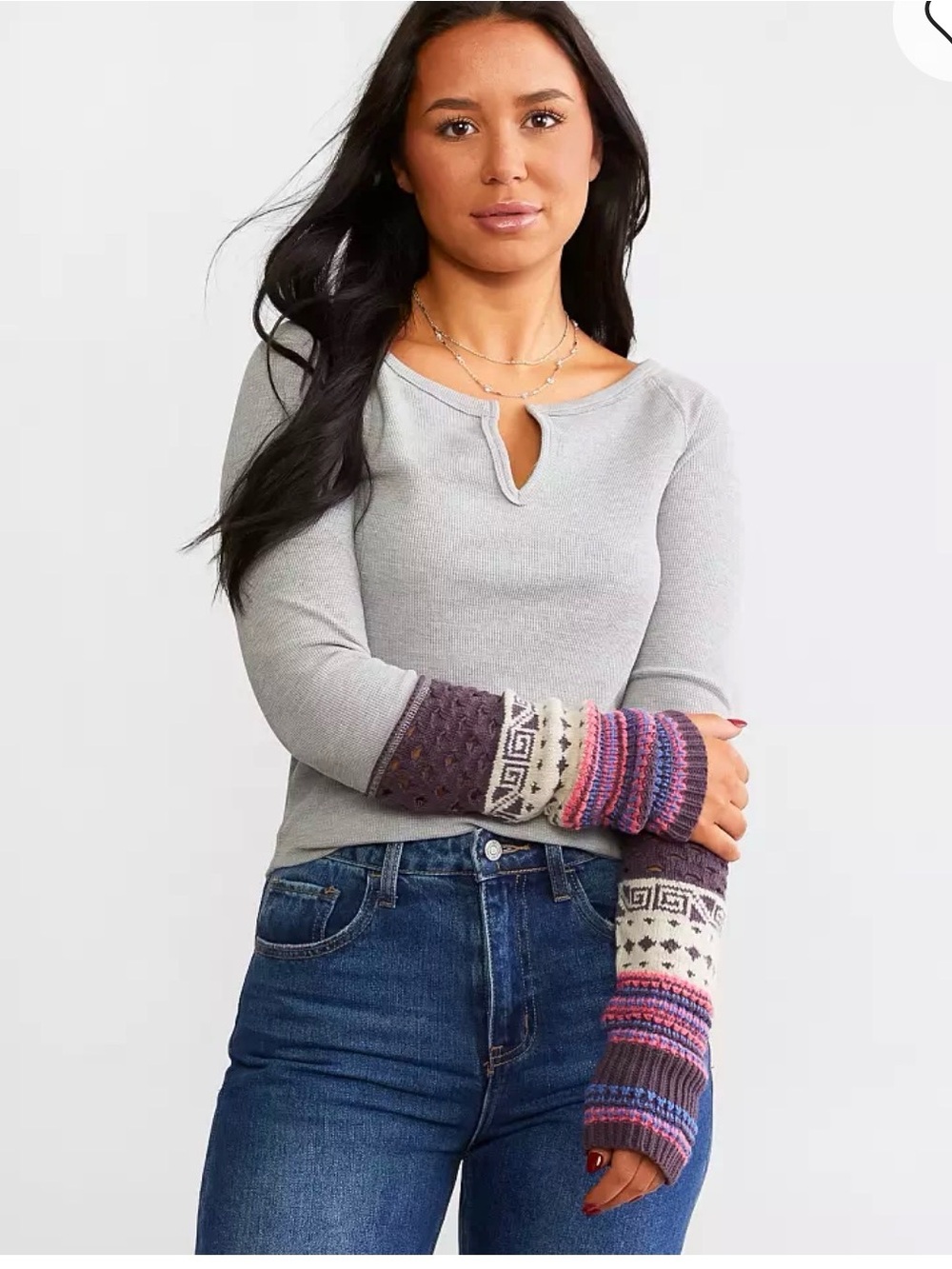 Free People Cozy Craft Henley